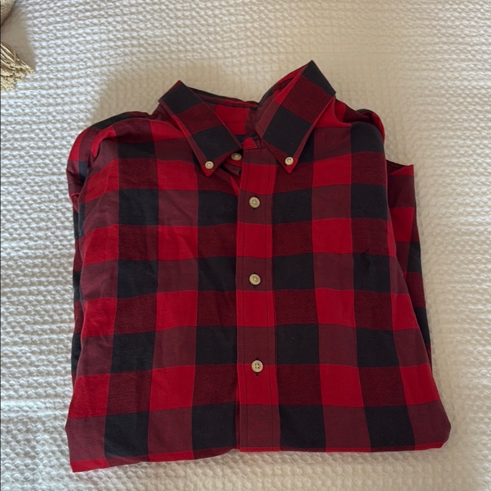 Ralph Lauren Red and Black Flannel Shirt